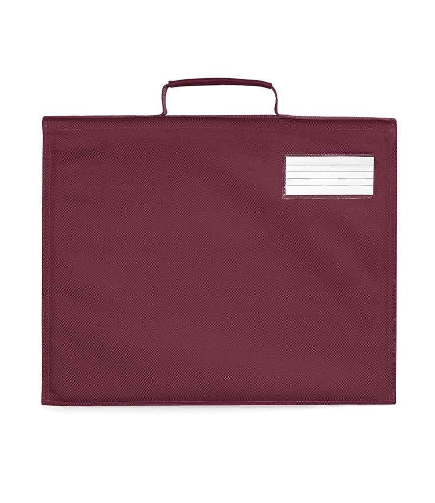Quadra Classic Book Bag - Burgundy (QD456)