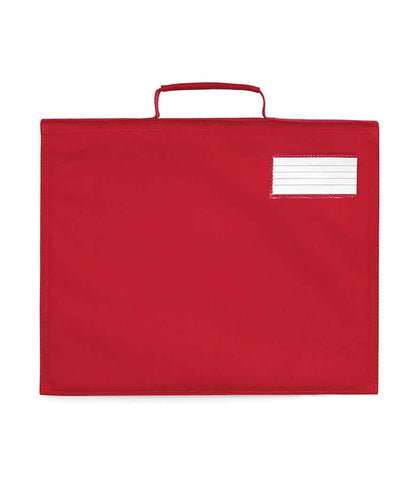 Quadra Classic Book Bag - Classic Red (QD456)