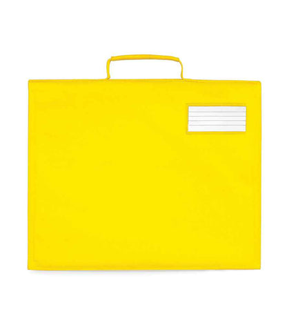 Quadra Classic Book Bag - Yellow (QD456)