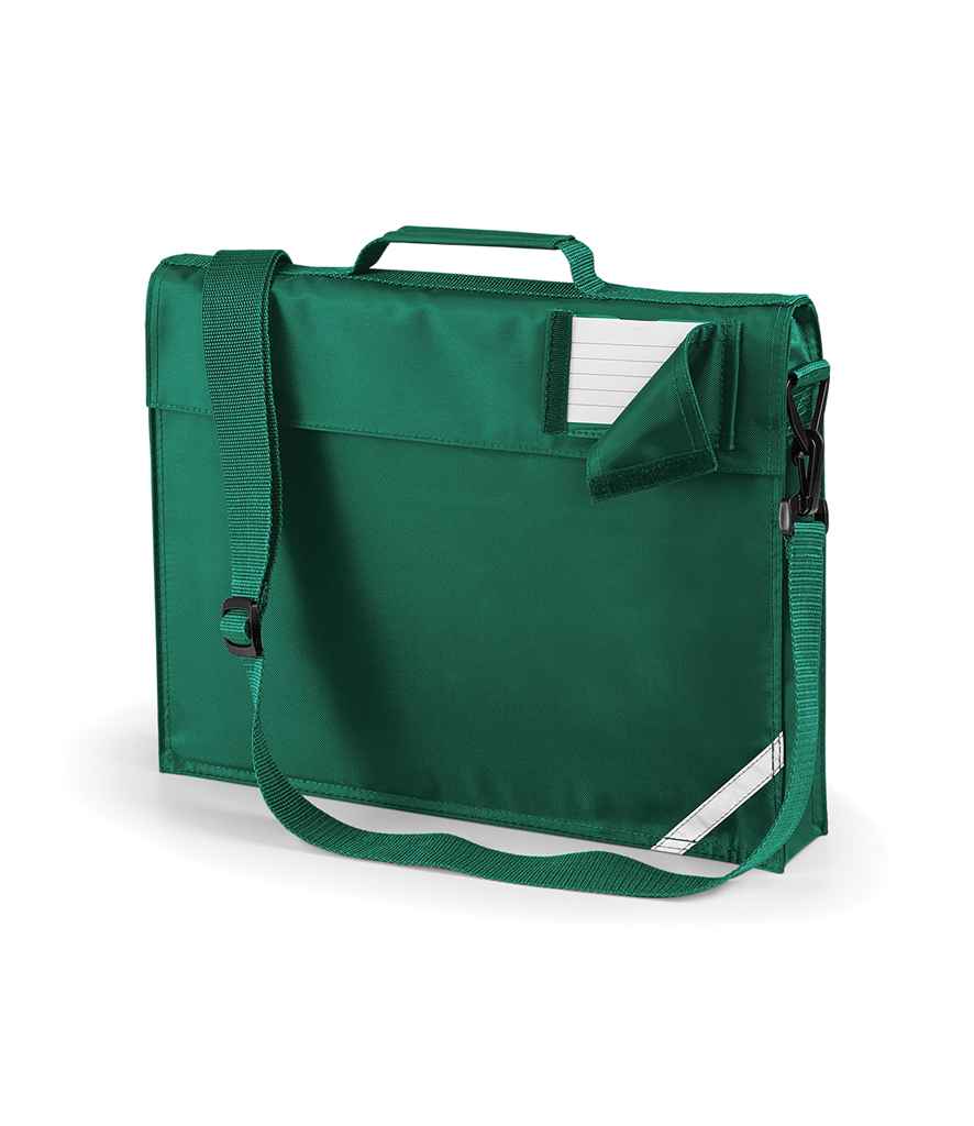 Quadra Junior Book Bag with Strap - Bottle Green (QD457)