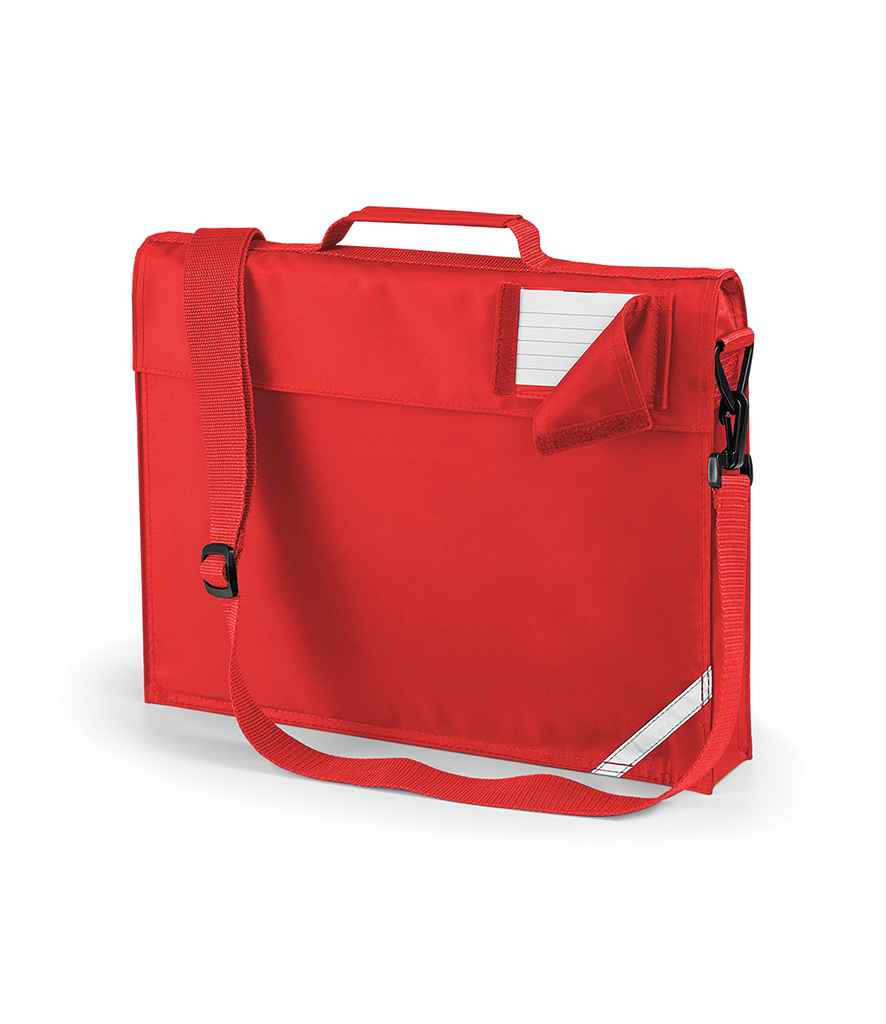 Quadra Junior Book Bag with Strap - Bright Red (QD457)