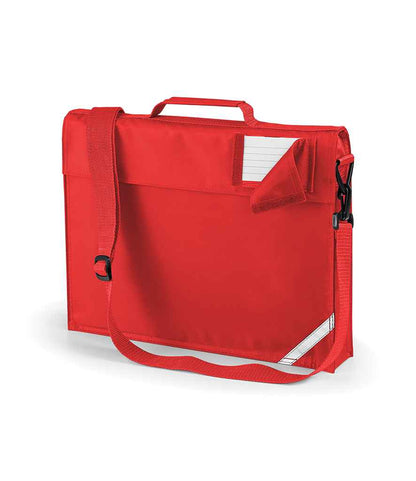 Quadra Junior Book Bag with Strap - Bright Red (QD457)