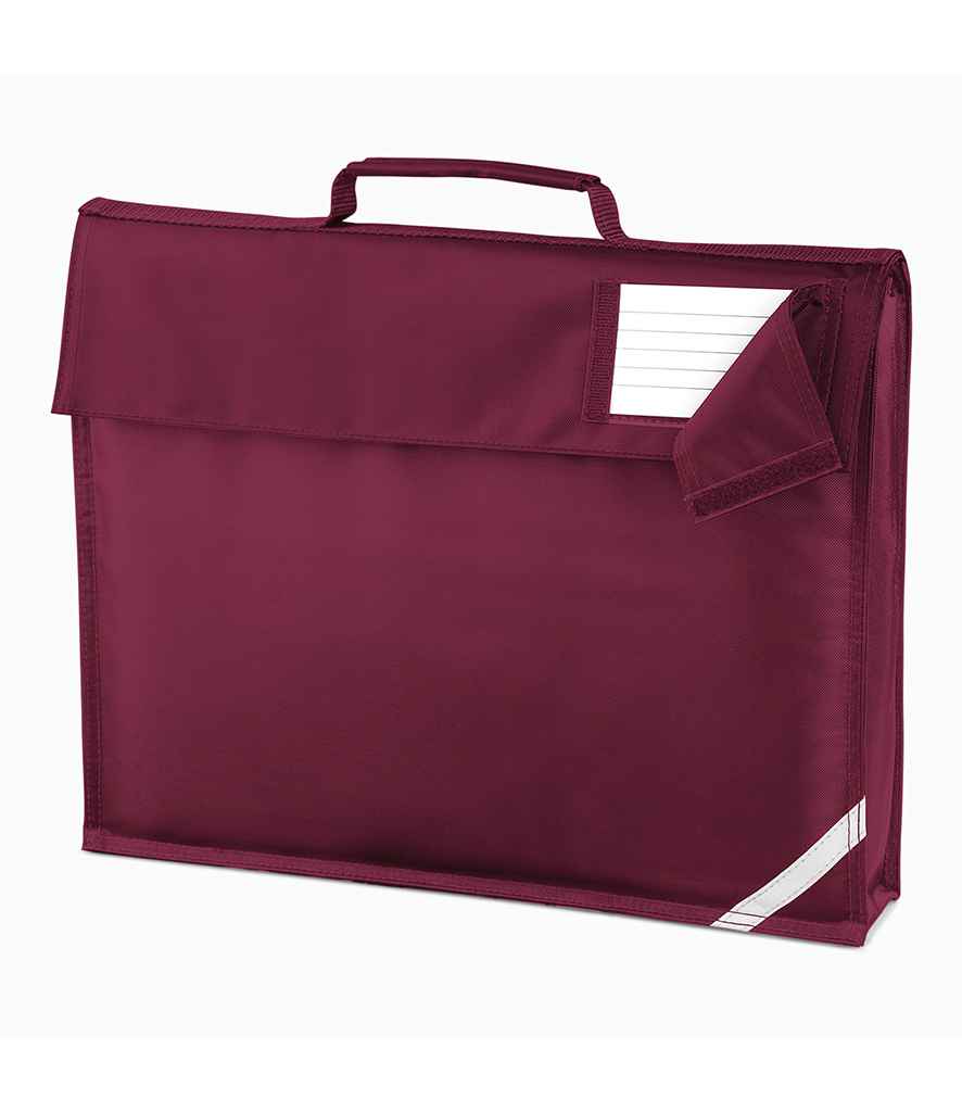 Quadra Junior Book Bag - Burgundy (QD51)
