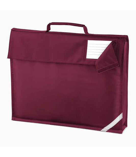 Quadra Junior Book Bag - Burgundy (QD51)