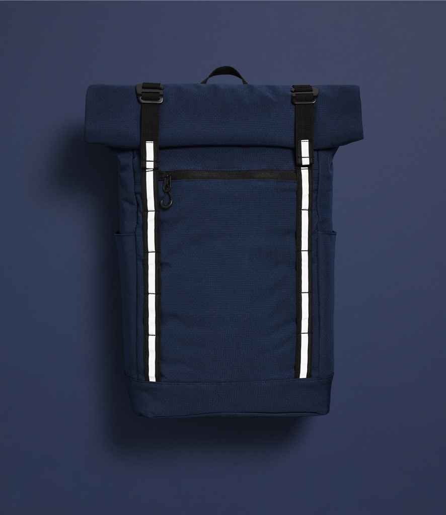 Quadra Urban Commute Roll-Top Backpack - Navy (QD552)