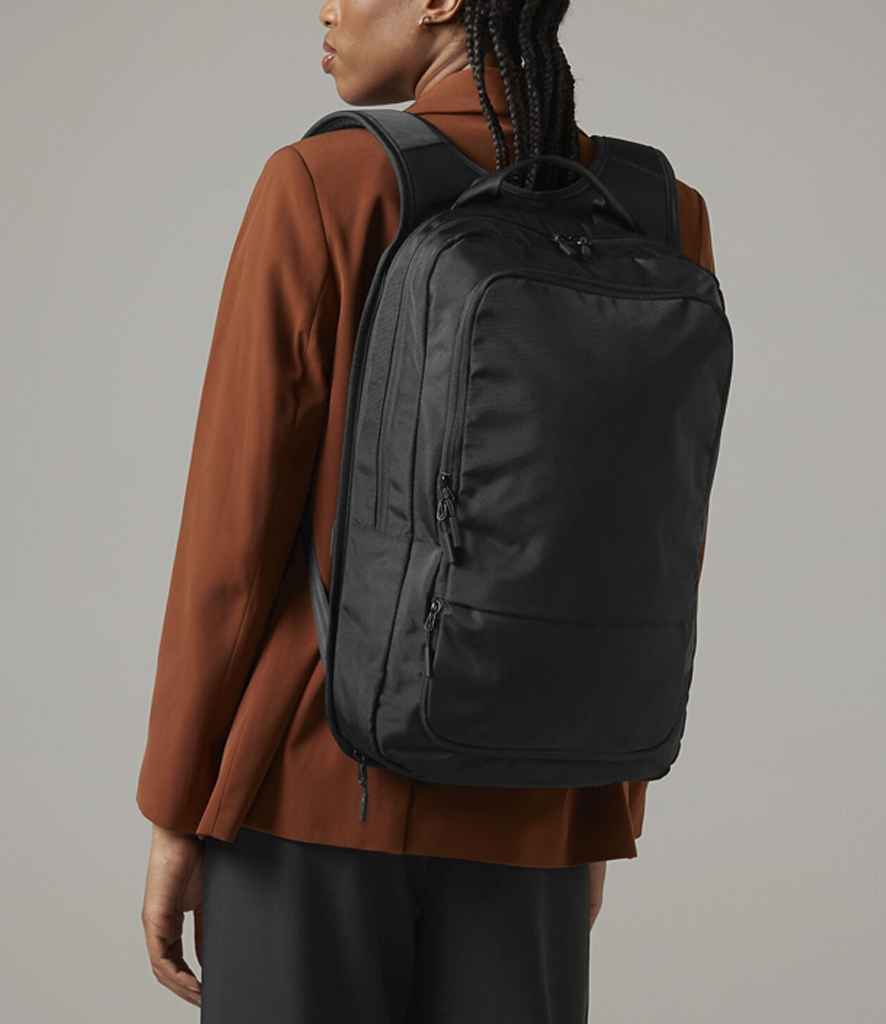 Quadra Pitch Black 24 Hour Backpack - Black (QD565)