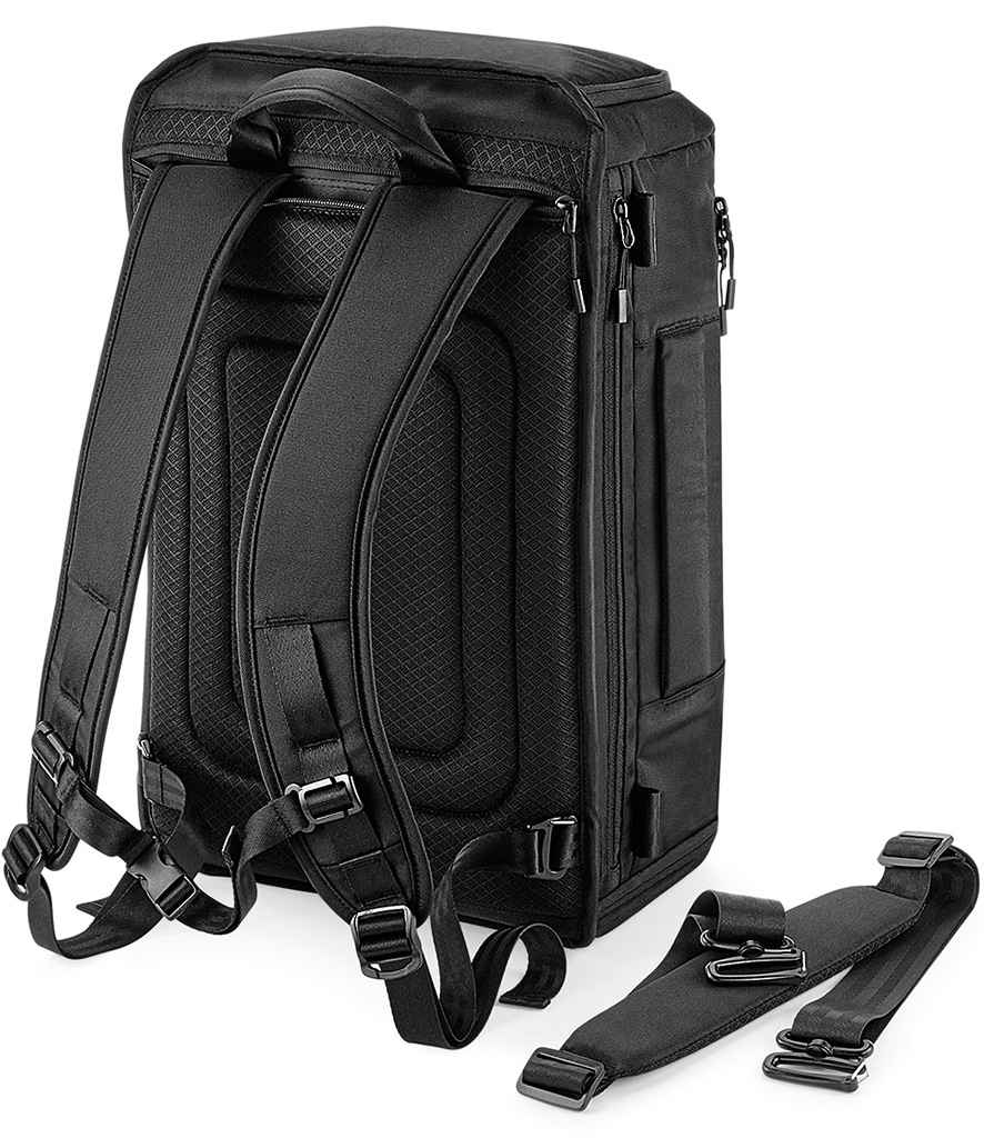 Quadra Pitch Black 72 Hour Weekender - Black (QD568)