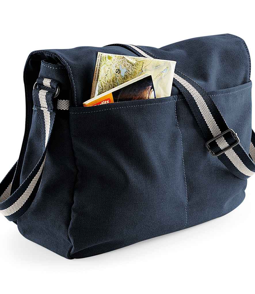 Quadra Vintage Canvas Despatch Bag - Vintage Oxford Navy (QD610)