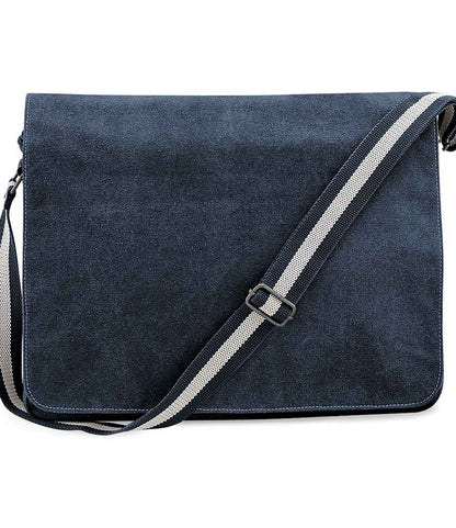 Quadra Vintage Canvas Despatch Bag - Vintage Oxford Navy (QD610)