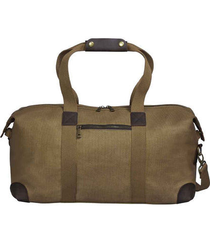 Quadra Heritage Waxed Canvas Holdall - Desert Sand (QD650)