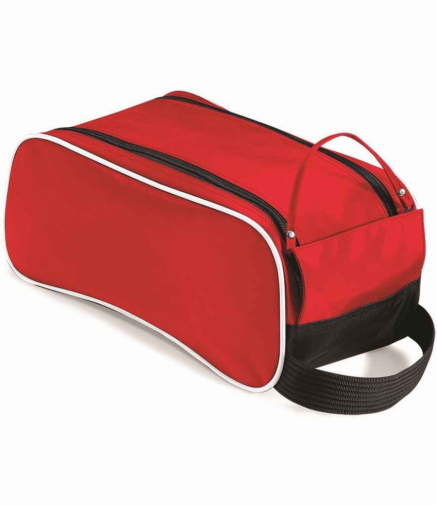 Quadra Teamwear Shoe Bag - Red/Black/White (QD76)