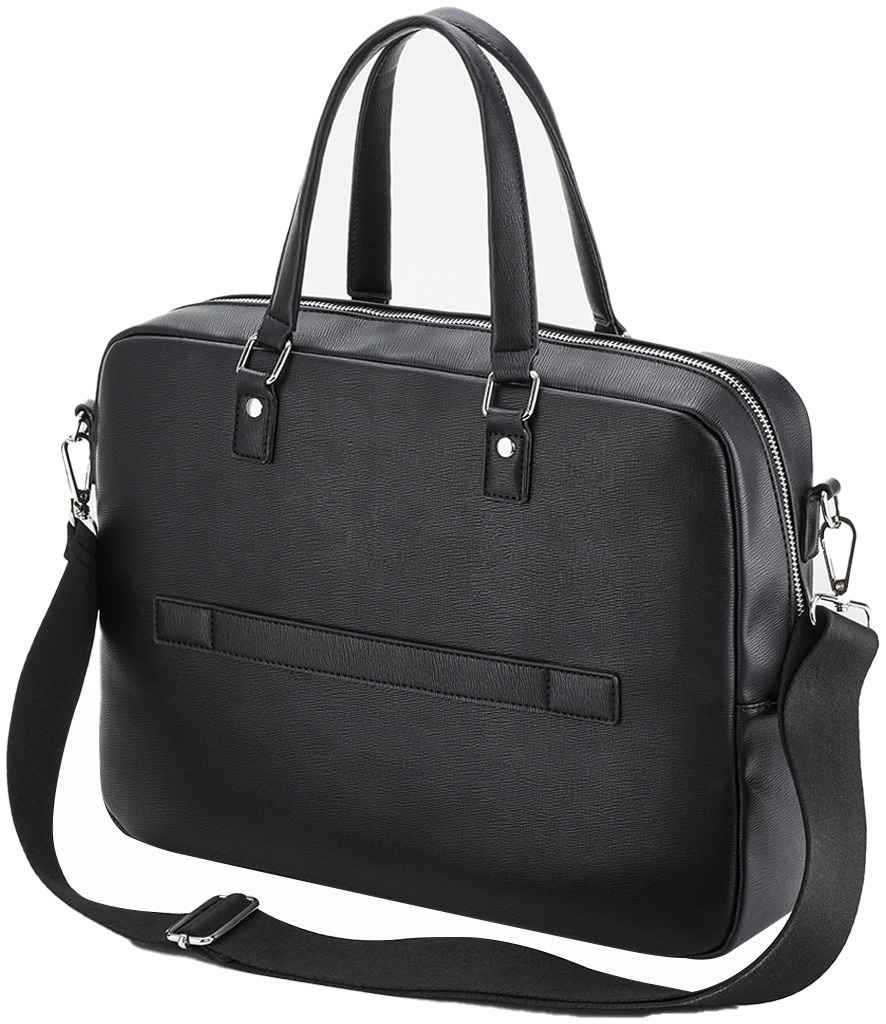 Quadra Tailored Luxe Briefcase - Black (QD771)