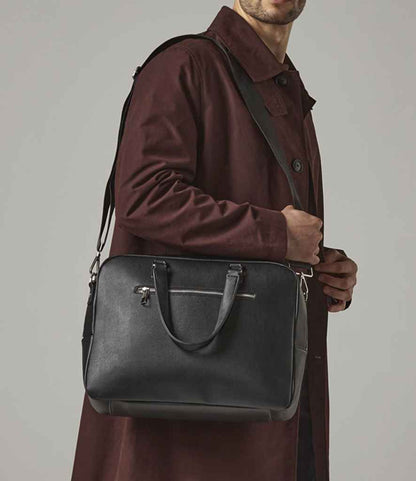 Quadra Tailored Luxe Briefcase - Black (QD771)