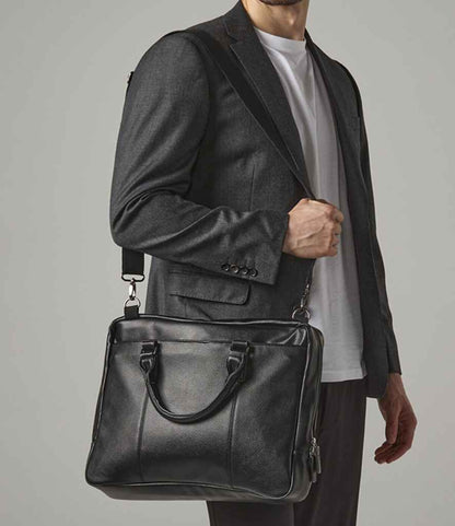 Quadra NuHide® Slimline Laptop Briefcase - Black (QD892)