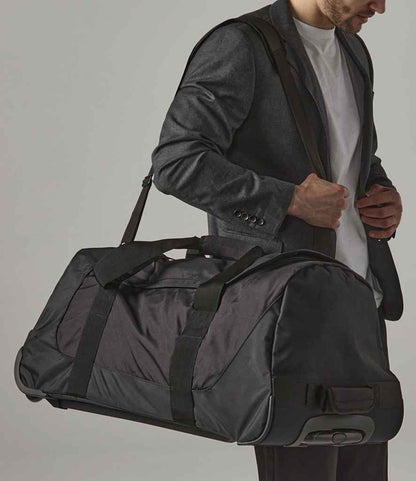 Quadra Vessel™ Team Wheelie Bag - Black (QD904)