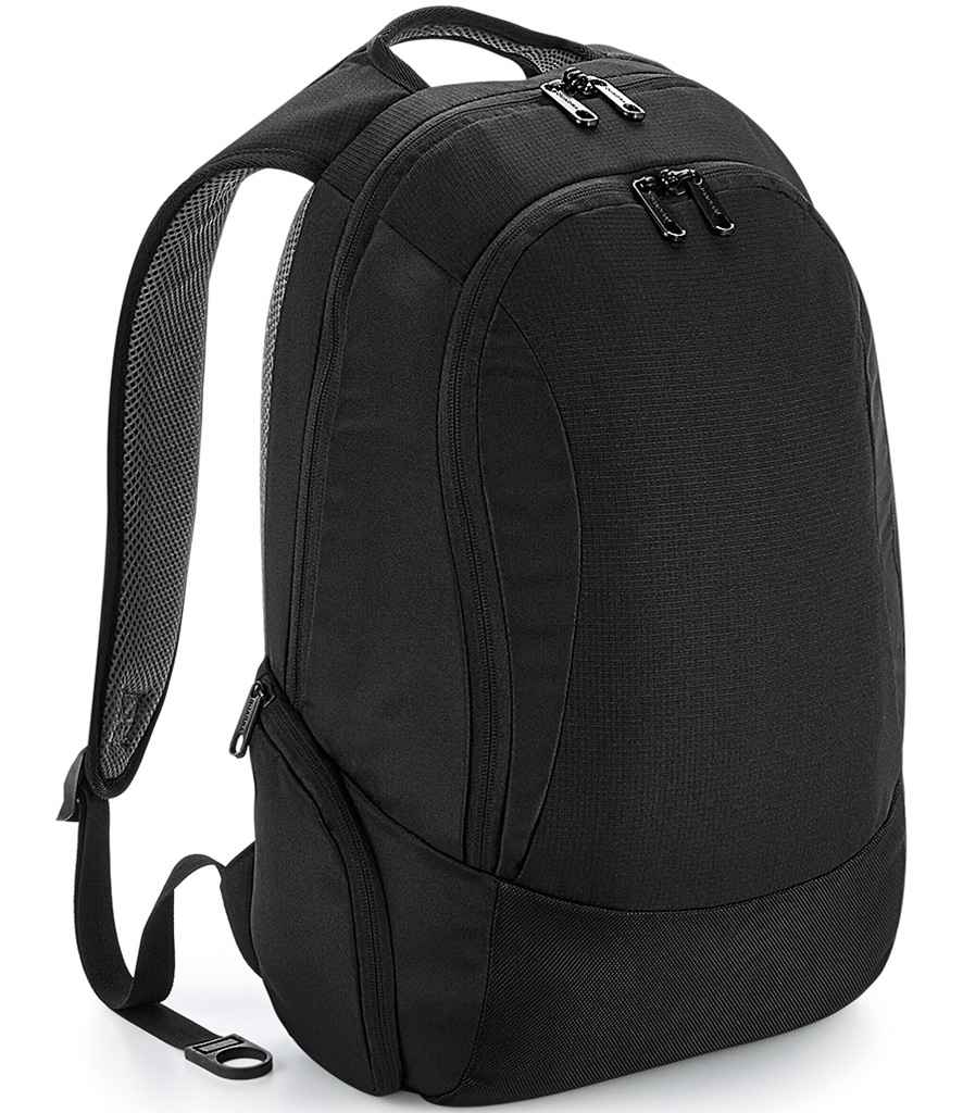 Quadra Vessel™ Slimline Laptop Backpack - Black (QD906)