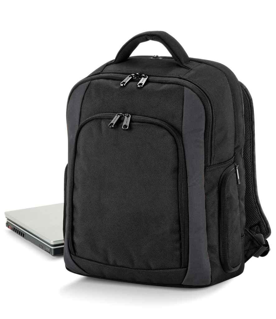 Quadra Tungsten™ Laptop Backpack - Black/Graphite Grey (QD968)