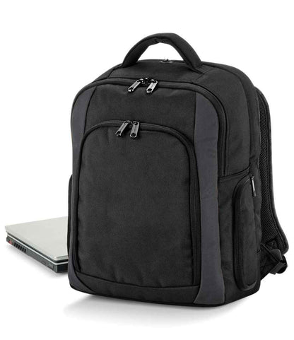 Quadra Tungsten™ Laptop Backpack - Black/Graphite Grey (QD968)