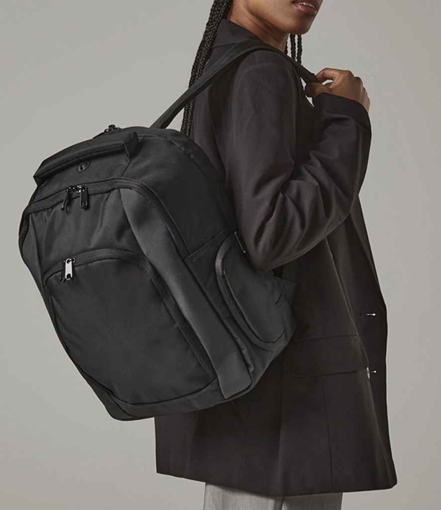 Quadra Tungsten™ Laptop Backpack - Black/Graphite Grey (QD968)
