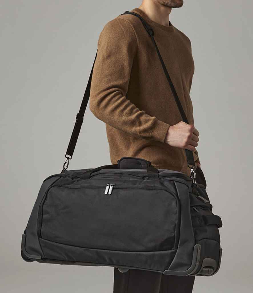 Quadra Tungsten™ Wheelie Travel Bag - Black/Graphite Grey (QD970)