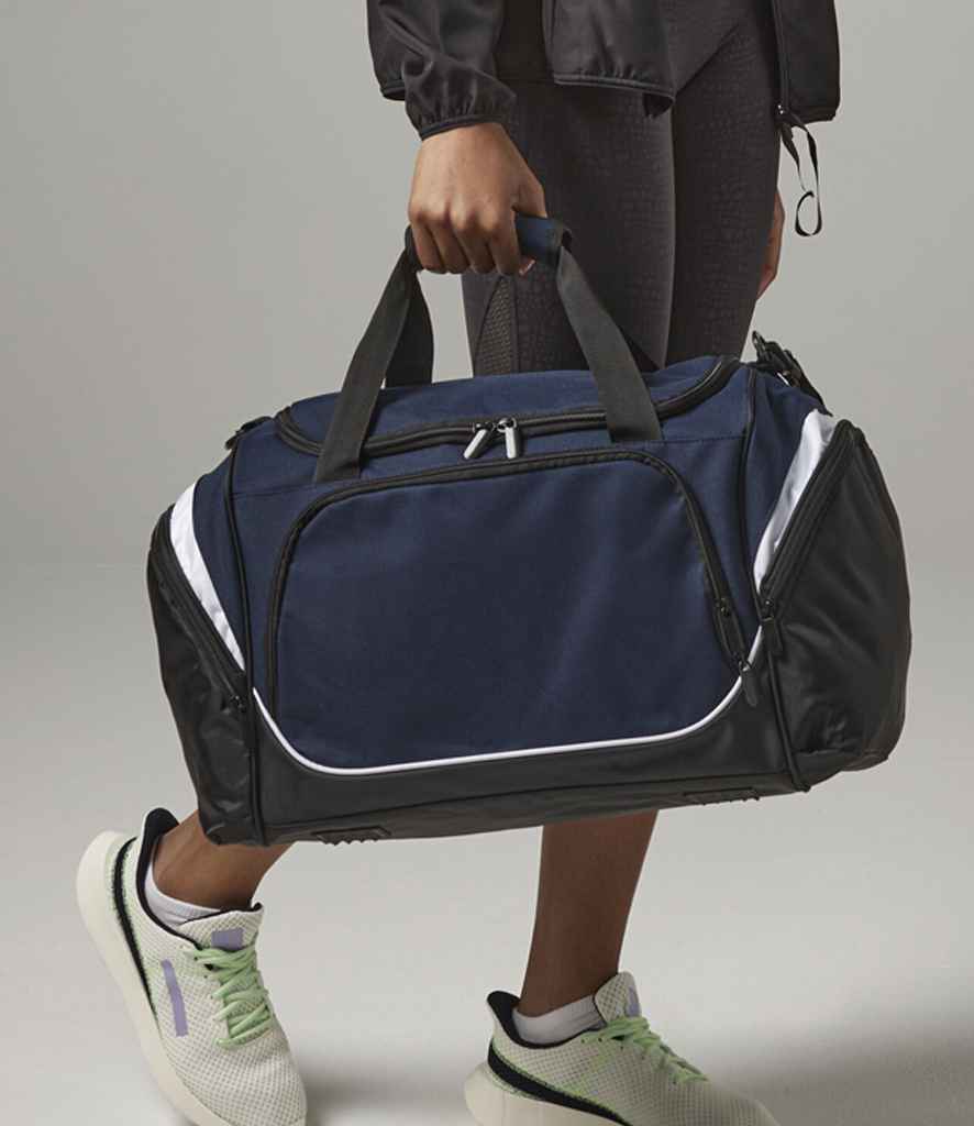 Quadra Pro Team Locker Bag - French Navy/White (QS277)