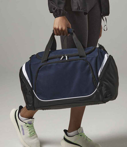 Quadra Pro Team Locker Bag - French Navy/White (QS277)