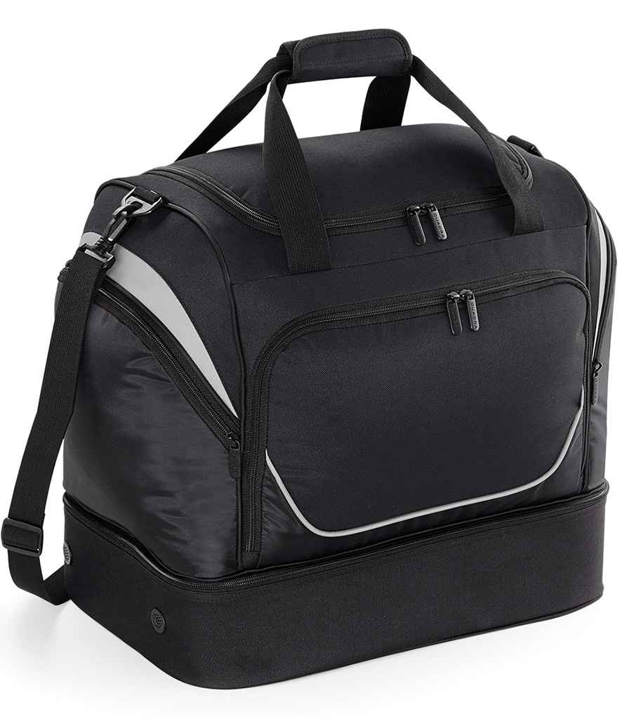 Quadra Pro Team Hardbase Holdall - Black/Light Grey (QS285)