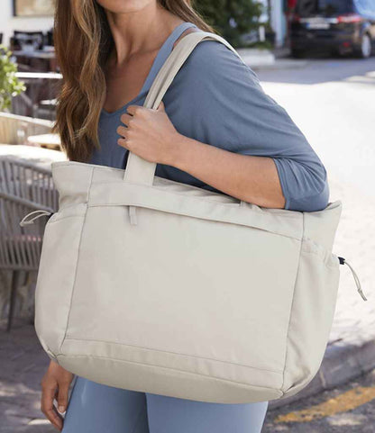 Quadra Studio Oversized Tote Bag - Natural Stone (QS303)