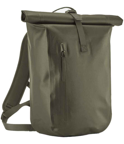 Quadra Waterproof Roll-Top Lite Backpack - Covert Green (QS573)