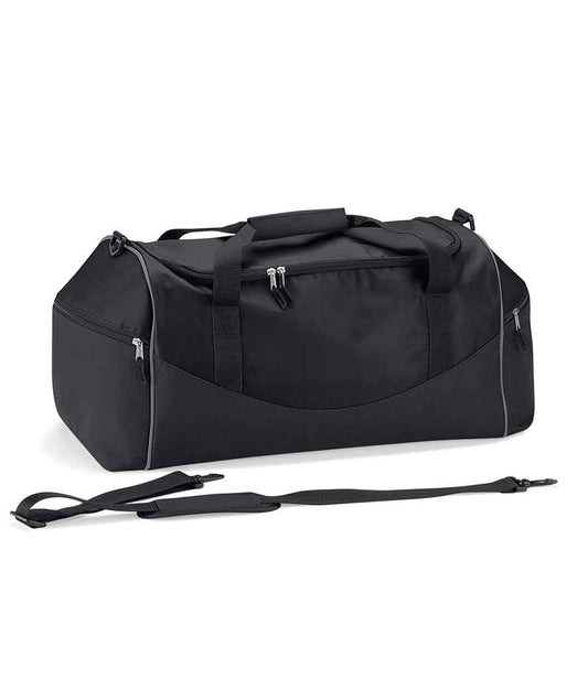 Quadra Teamwear Holdall - Black/Black/Grey (QS70)