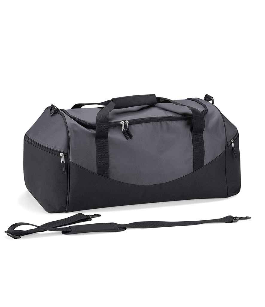 Quadra Teamwear Holdall - Grey/Black/Black (QS70)