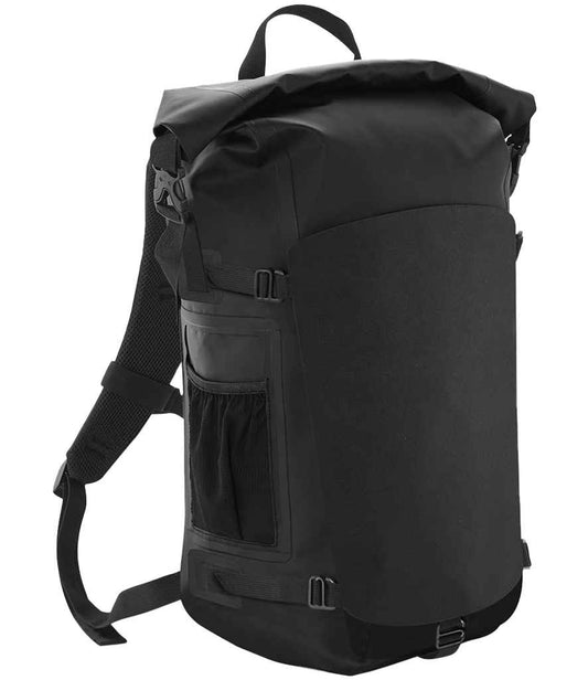 Quadra SLX 25 Litre Waterproof Backpack - Black/Black (QX625)
