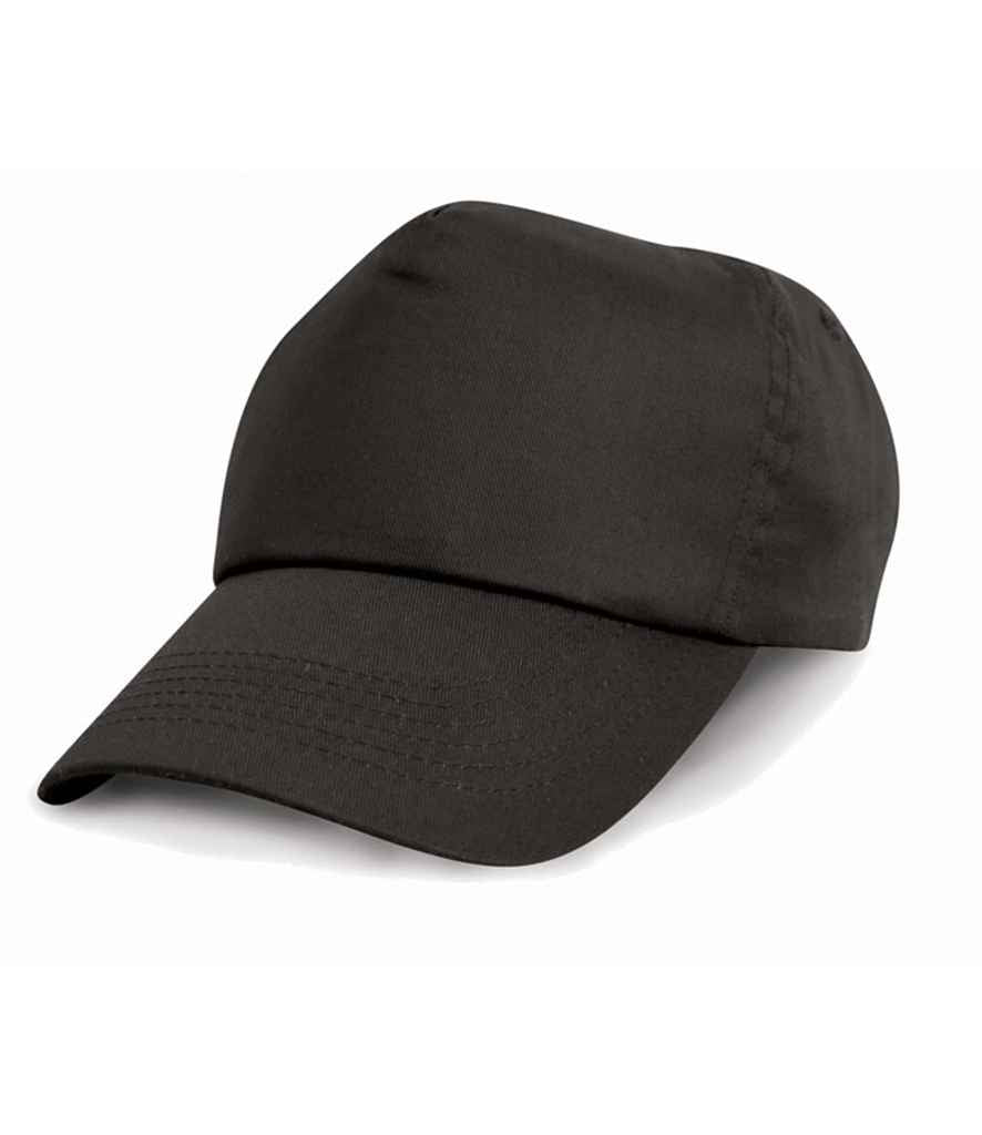 Result Kids Cotton Cap - Black (RC005B)