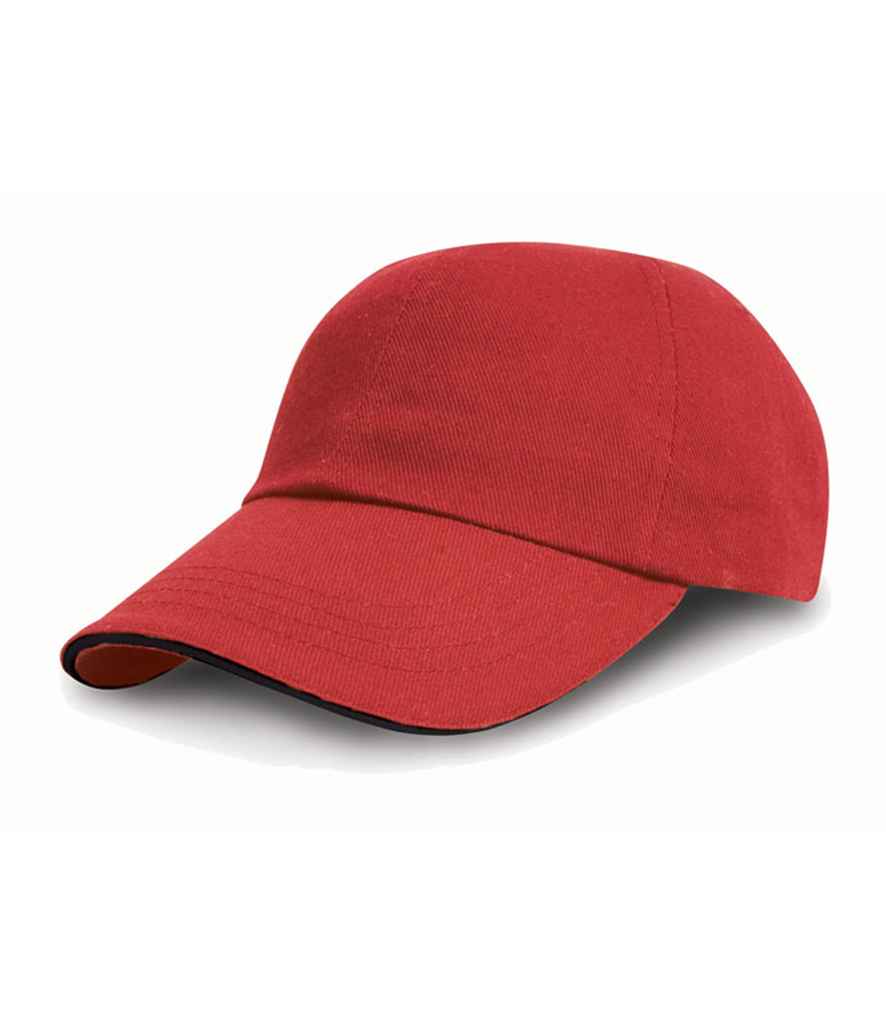 Result Heavy Cotton Drill Pro-Style Cap - Red (RC010P)
