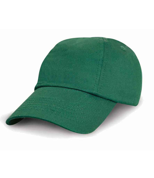 Result Headwear Result Kids Low Profile Cotton Cap - Bottle Green (RC018B)
