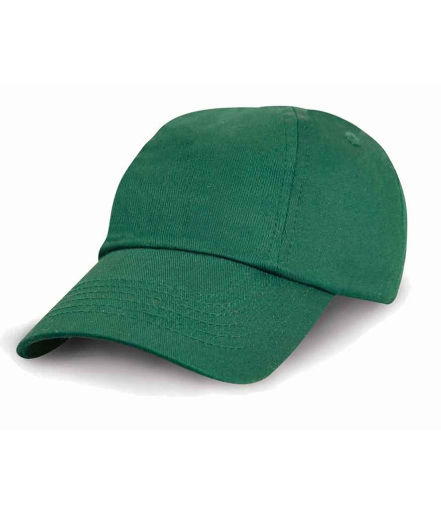 Result Kids Low Profile Cotton Cap - Bottle Green (RC018B)