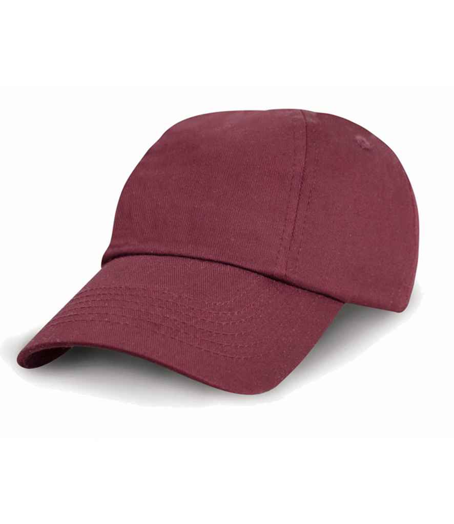 Result Headwear Result Kids Low Profile Cotton Cap - Burgundy (RC018B)