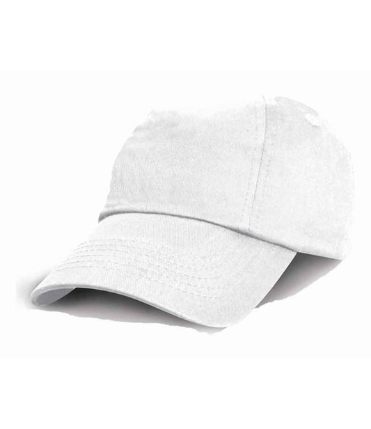 Result Headwear Result Kids Low Profile Cotton Cap - White (RC018B)