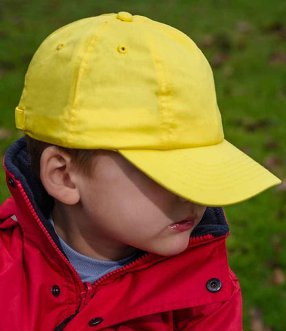 Result Kids Low Profile Cotton Cap - Yellow (RC018B)