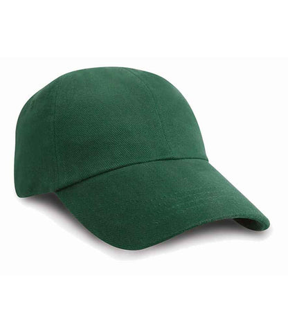 Result Headwear Result Low Profile Heavy Brushed Cotton Cap - Forest Green (RC024)