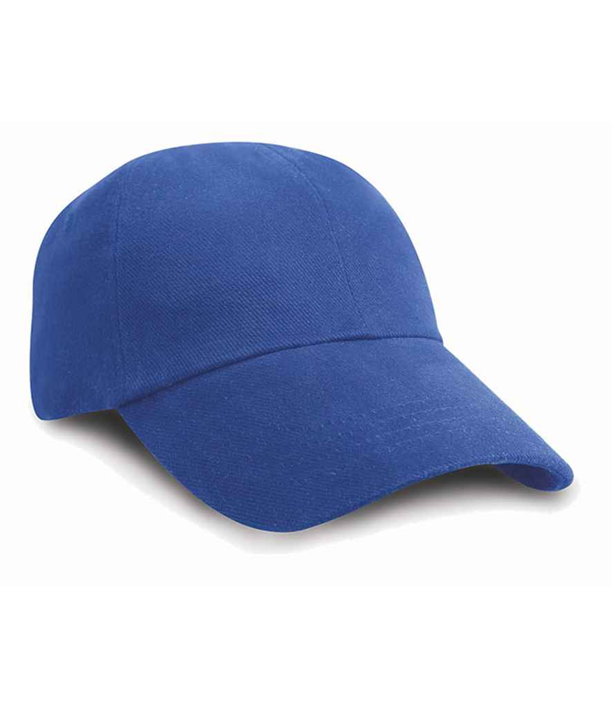Result Low Profile Heavy Brushed Cotton Cap - Royal Blue (RC024)
