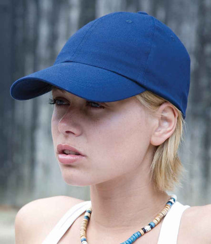 Result Low Profile Heavy Brushed Cotton Cap - Royal Blue (RC024)