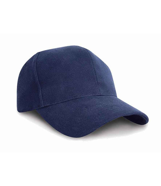Result Pro-Style Heavy Brushed Cotton Cap - Navy (RC025)