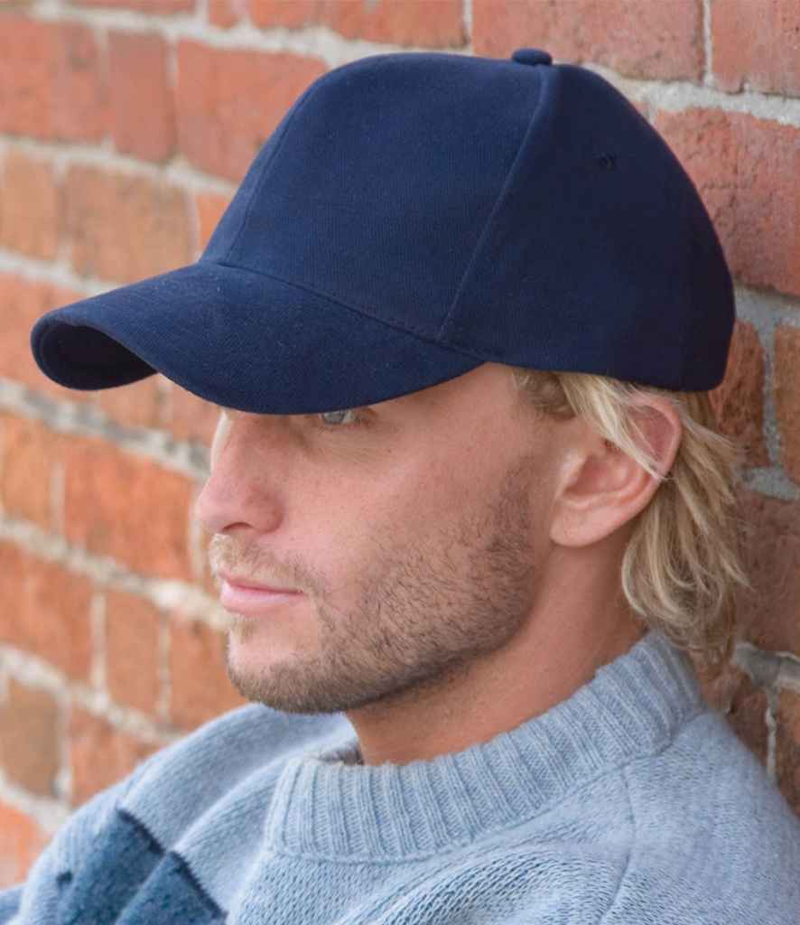 Result Pro-Style Heavy Brushed Cotton Cap - Navy (RC025)
