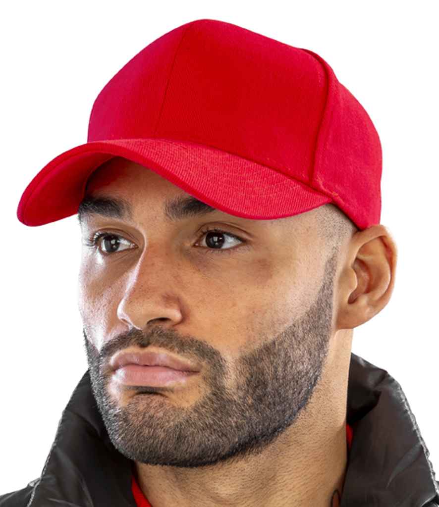 Result Pro-Style Heavy Brushed Cotton Cap - Red (RC025)