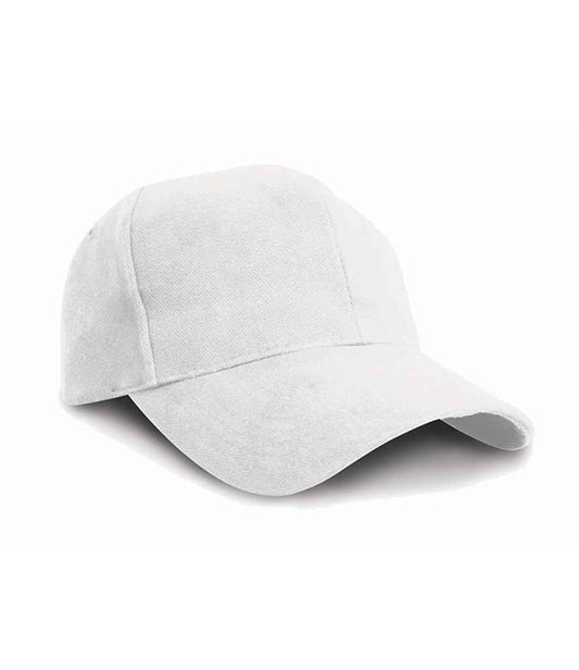 Result Pro-Style Heavy Brushed Cotton Cap - White (RC025)