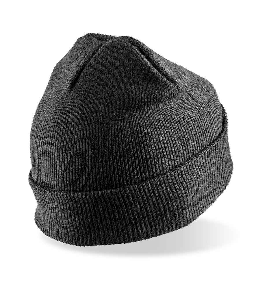 Result Core Double Knit Printers Beanie - Black (RC027)