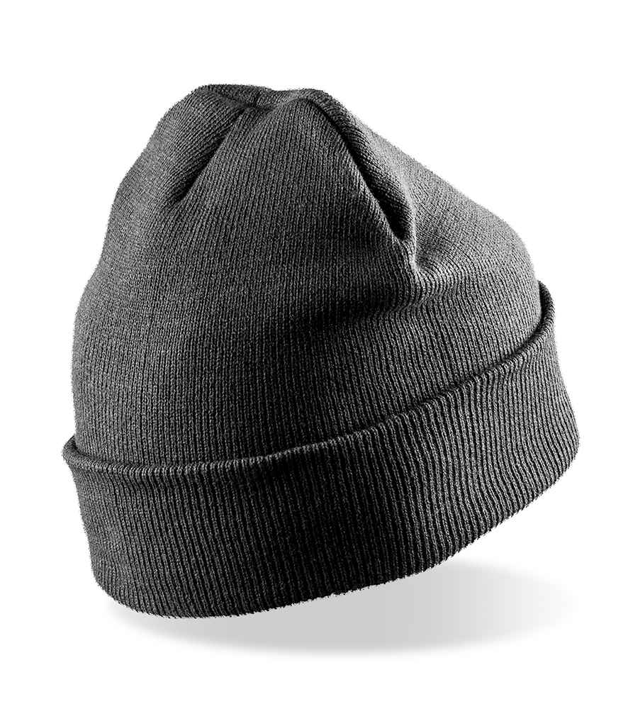 Result Core Double Knit Printers Beanie - Grey (RC027)