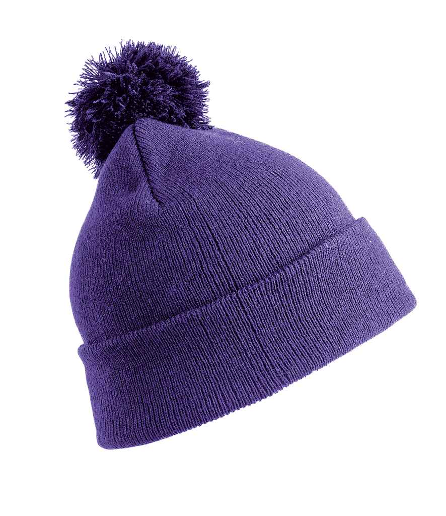 Result Core Pom Pom Beanie - Purple (RC028)