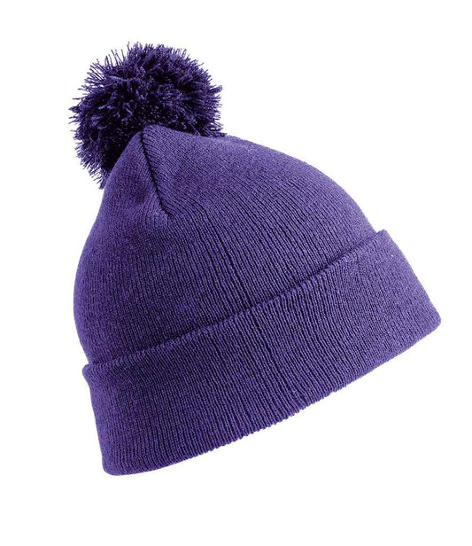 Result Core Pom Pom Beanie - Purple (RC028)